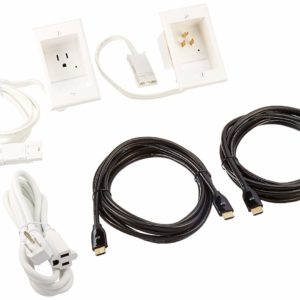 Ultimate In-wall Cable Management Kit for Mounted TV & Soundbar