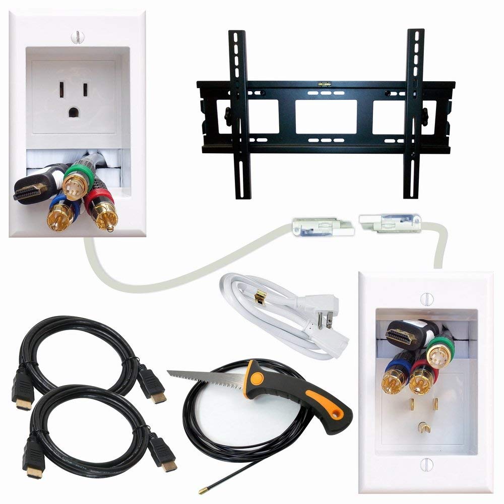 Amazing Cord Hider for Wall Mounted TV ~ PowerBridge