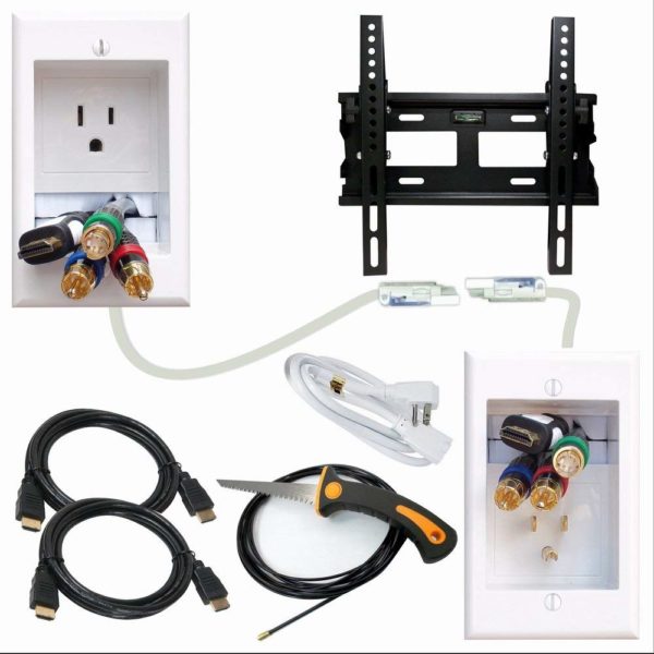 Amazing Cord Hider for Wall Mounted TV ~ PowerBridge