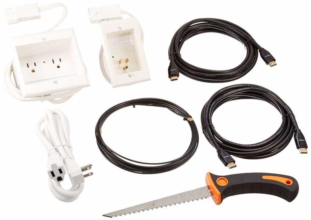 DataComm™ Recessed TV Install Kits - All Wires Hidden