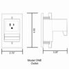 Power Bridge Kit Hide TV Wires Kit ~ Model ONE-CK ~ PowerBridge ~ In Wall Cable ...